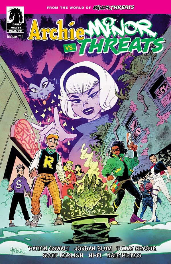 Cover image for ARCHIE VS. MINOR THREATS #1 SCOTT HEPBURN COVER