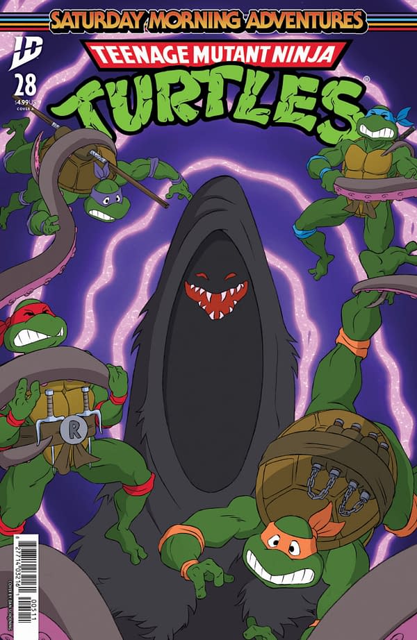 Cover image for TMNT: SATURDAY MORNING ADVENTURES #28 DAN SCHOENING COVER