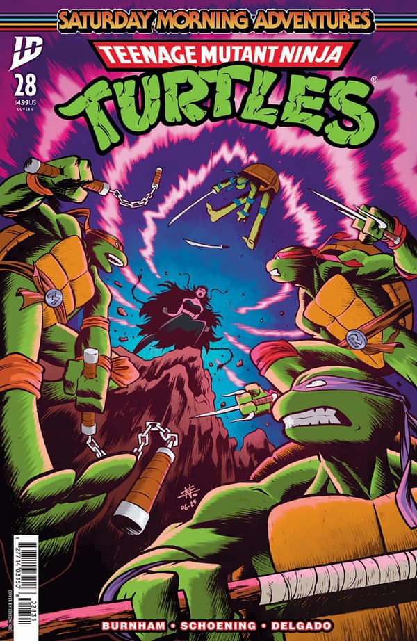 Cover image for Teenage Mutant Ninja Turtles: Saturday Morning Adventures #28 Variant C (Neo)