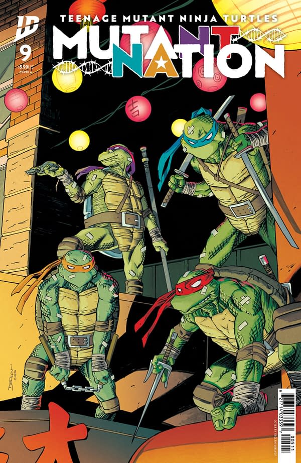 Cover image for TMNT: MUTANT NATION #9 DECLAN SHALVEY COVER