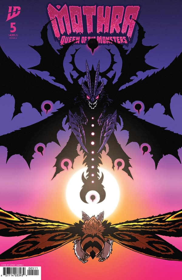 Cover image for MOTHRA: QUEEN OF MONSTERS #5 SOPHIE CAMPBELL COVER