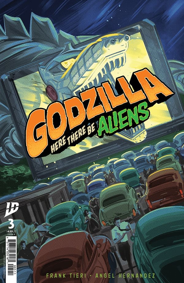 Cover image for Godzilla: Here There Be Aliens #3 Variant B (Hernandez)