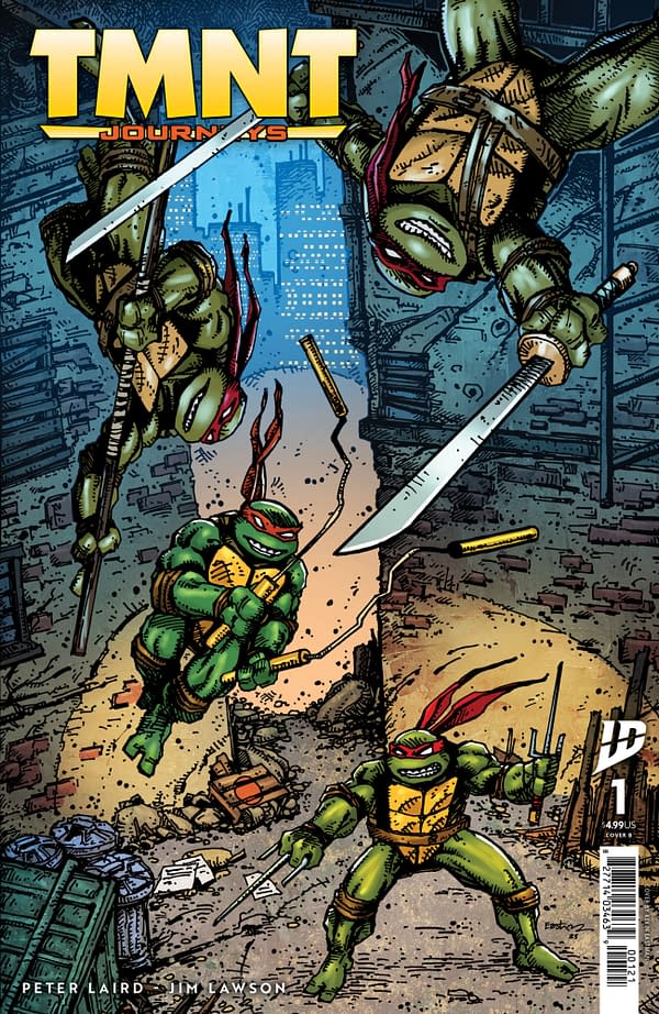 Cover image for TMNT: Journeys #1 Variant B (Eastman)