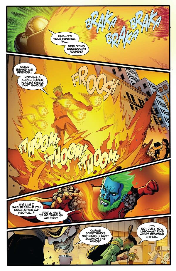 Interior preview page from Captain Planet #3