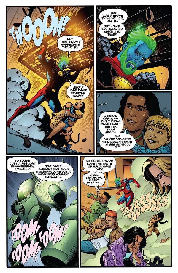 Interior preview page from Captain Planet #3