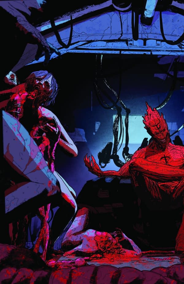 Interior preview page from EVENT HORIZON: DARK DESCENT #1 JEFFREY LOVE COVER