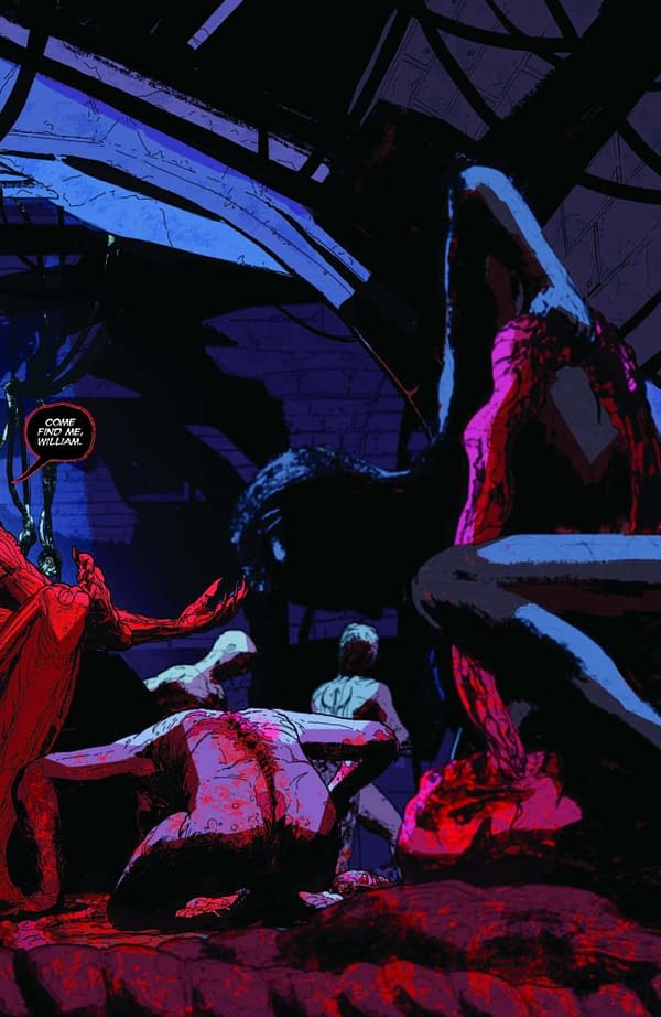 Interior preview page from EVENT HORIZON: DARK DESCENT #1 JEFFREY LOVE COVER