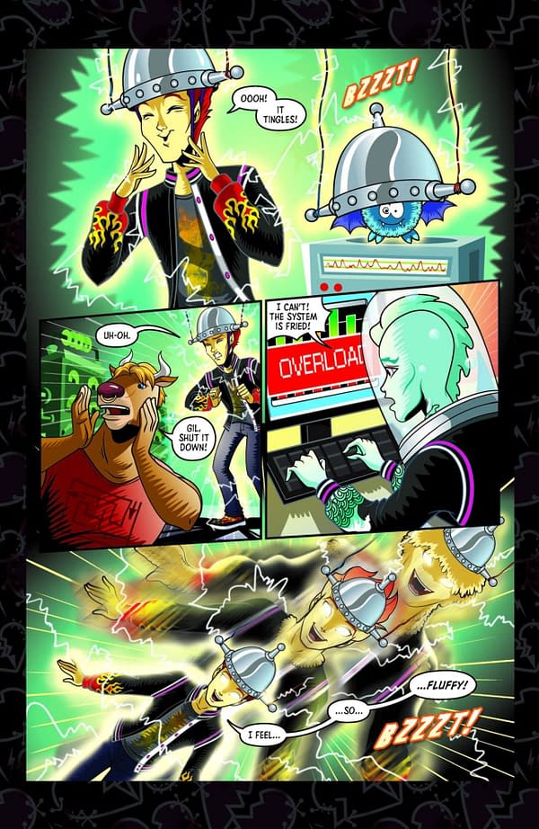 Interior preview page from MONSTER HIGH: PARTY MONSTER #1 TSUUKIYOMO COVER
