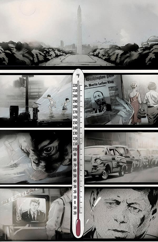 Interior preview page from 0725IM284 No Man's Land #1, by (W/A/CA) Szymon Kudranski, in stores Wednesday, September 17, 2025 from Image Comics