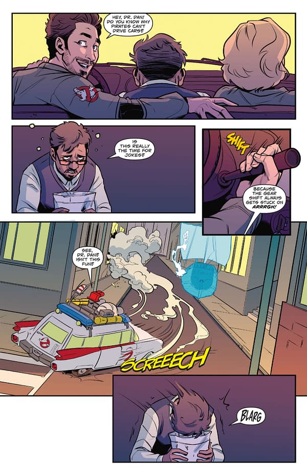 Interior preview page from GHOSTBUSTERS: DEAD MAN'S CHEST #4 JIMMY BETANCOURT COVER