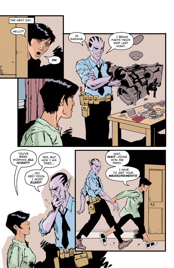 Interior preview page from RESIDENT ALIEN: THE BOOK OF CHANGES #2 STEVE PARKHOUSE COVER
