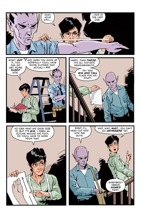 Interior preview page from RESIDENT ALIEN: THE BOOK OF CHANGES #2 STEVE PARKHOUSE COVER