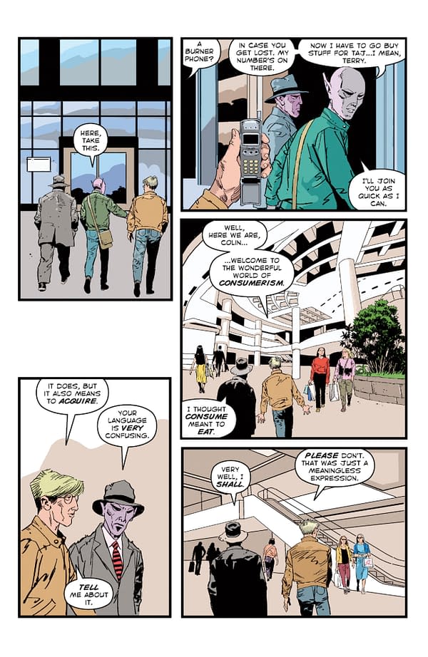 Interior preview page from RESIDENT ALIEN: THE BOOK OF CHANGES #2 STEVE PARKHOUSE COVER