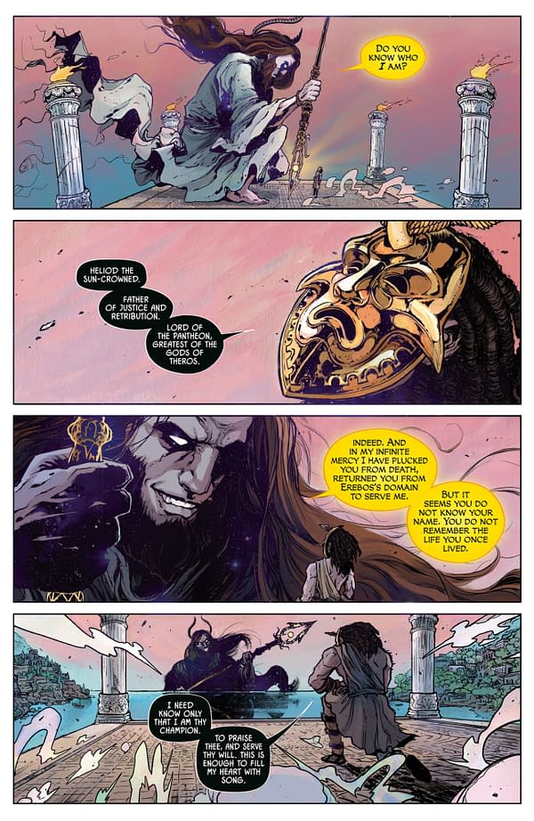 Interior preview page from MAGIC: THE GATHERING: UNTOLD STORIES - ELSPETH #1 CLAYTON COWLES COVER