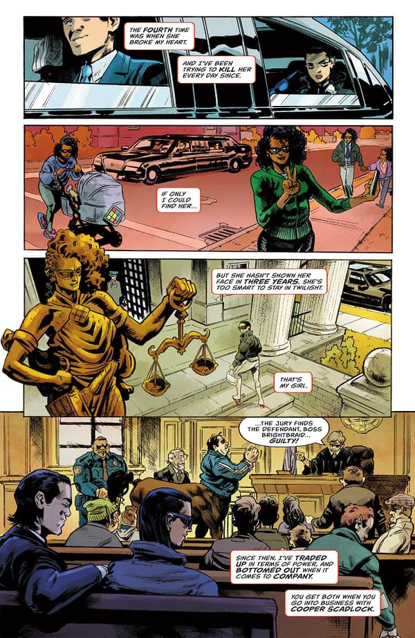 Interior preview page from MINOR THREATS: THE LAST DEVIL LEFT ALIVE #1 IAN HERRING COVER
