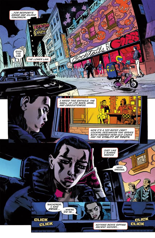 Interior preview page from MINOR THREATS: THE LAST DEVIL LEFT ALIVE #1 IAN HERRING COVER