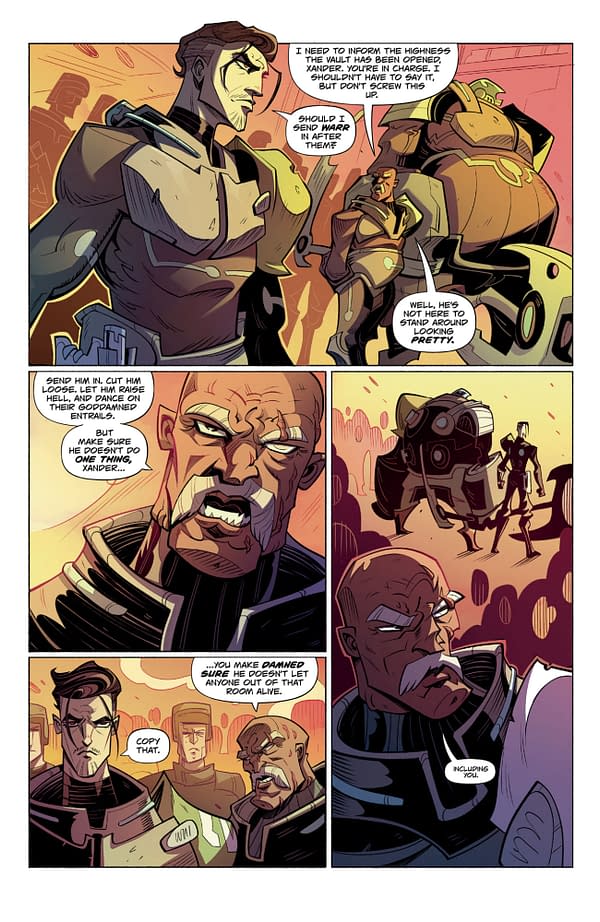 Interior preview page from ARCBOUND #6 RYAN SMALLMAN COVER