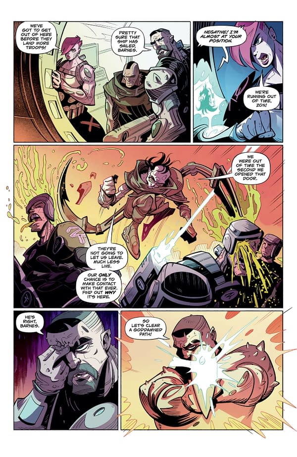 Interior preview page from ARCBOUND #6 RYAN SMALLMAN COVER
