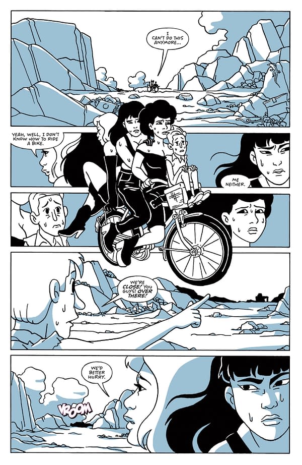 Interior preview page from TRAMPS OF THE APOCALYPSE #3 FRANK CVETKOVIC COVER