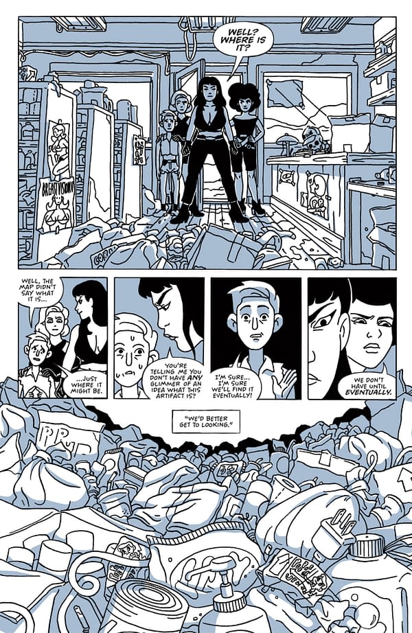 Interior preview page from TRAMPS OF THE APOCALYPSE #3 FRANK CVETKOVIC COVER