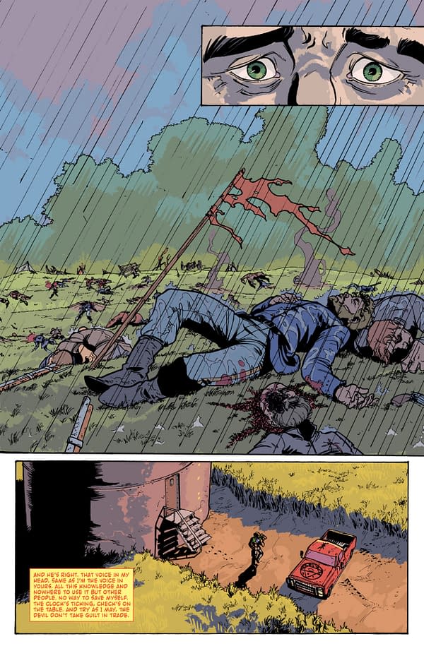 Interior preview page from TEXARCANUM #3 MICHAEL HEISLER COVER