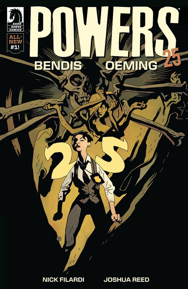Cover image for Powers 25 #1 (CVR C) (Mike Mignola)
