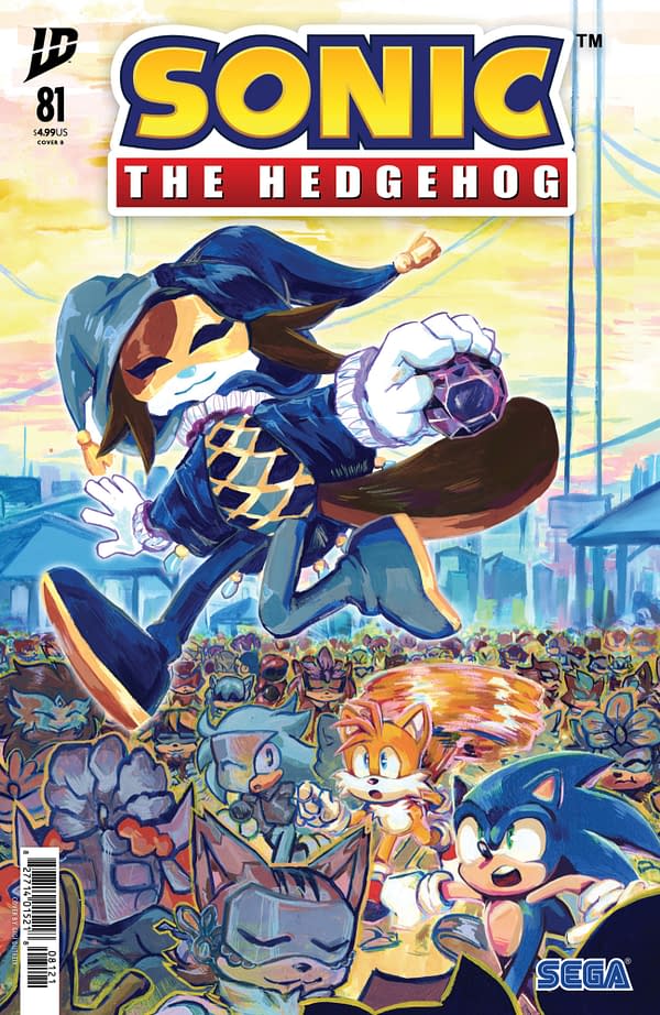 Cover image for Sonic the Hedgehog #81 Variant B (Dutreix)