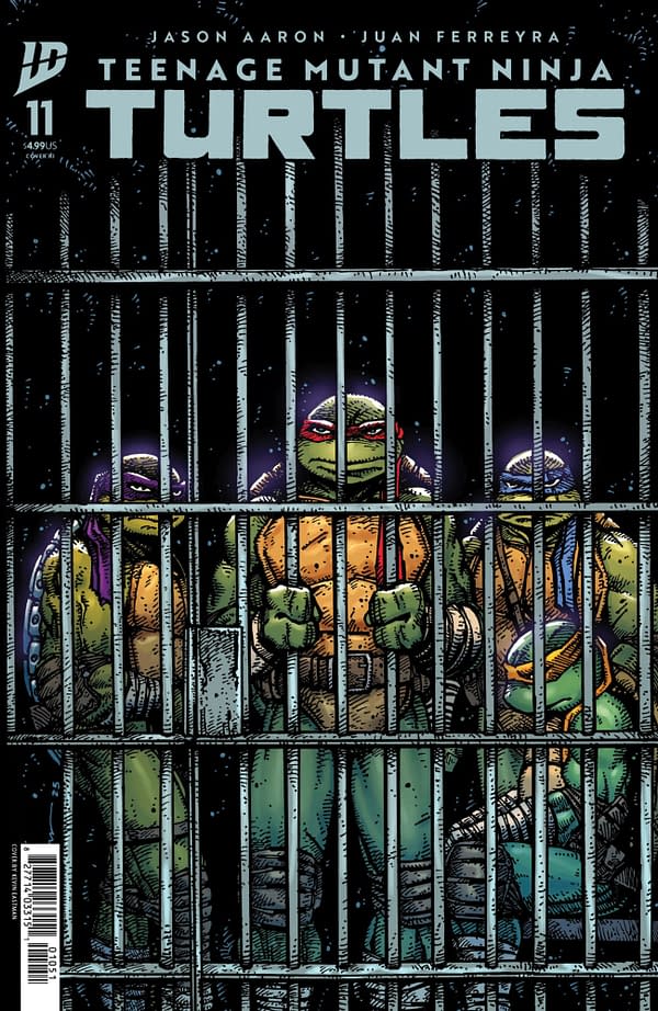 Cover image for Teenage Mutant Ninja Turtles #11 Variant B (Eastman)