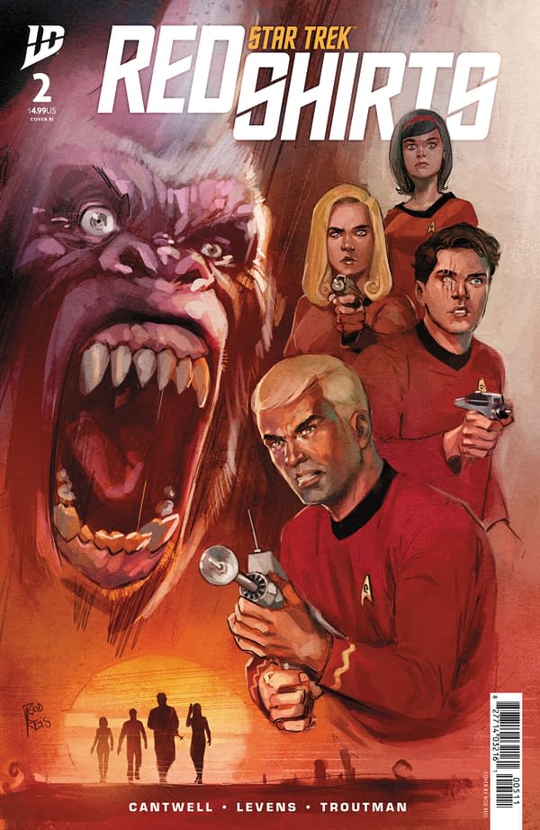 Cover image for Star Trek: Red Shirts #2 Variant RI (10) (Reis)