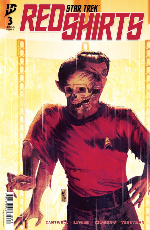Cover image for STAR TREK: RED SHIRTS #3 CHRIS SHEHAN COVER