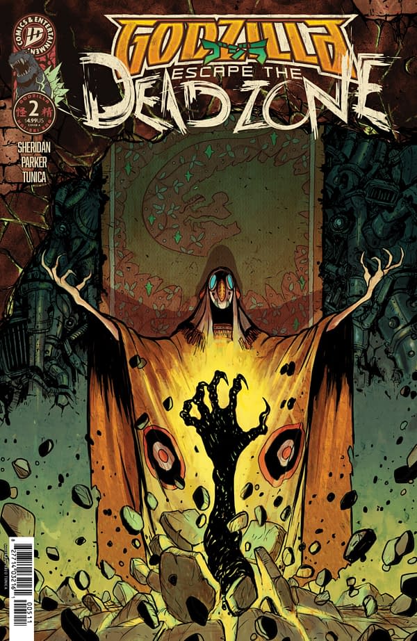 Cover image for GODZILLA: ESCAPE THE DEADZONE #2 PABLO TUNICA COVER