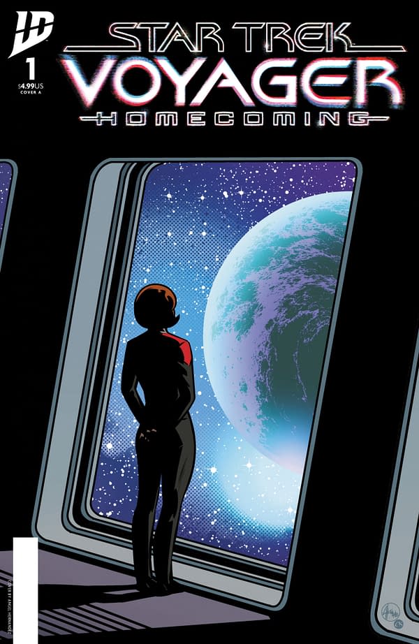 Cover image for STAR TREK: VOYAGER - HOMECOMING #1 ANGEL HERNANDEZ COVER