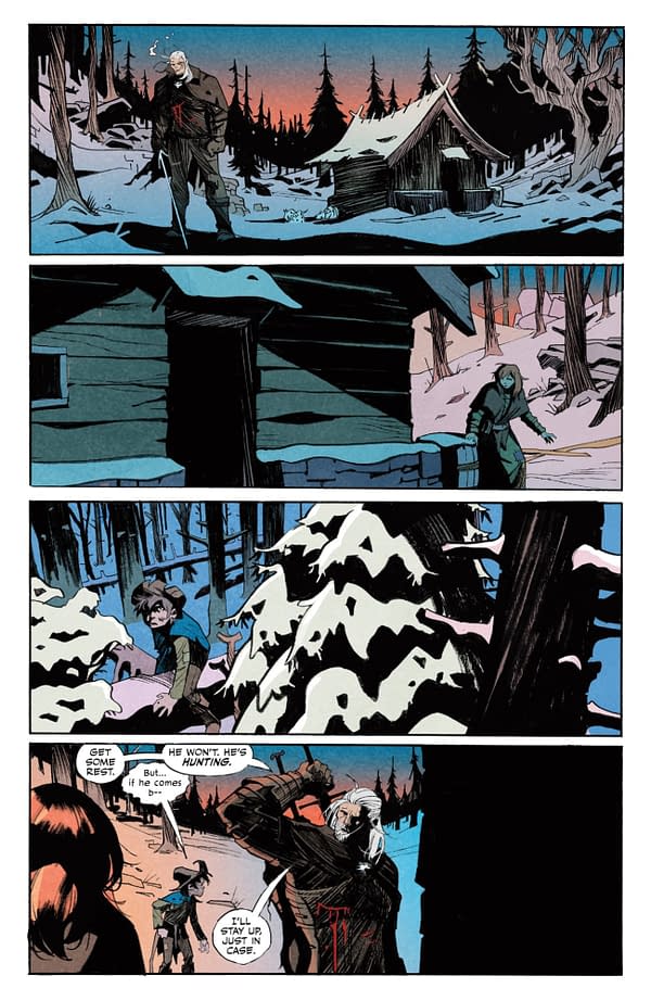 Interior preview page from THE WITCHER: THE BEAR AND THE BUTTERFLY #3 HASSAN OTSMANE-ELHAOU COVER