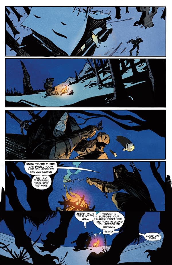 Interior preview page from THE WITCHER: THE BEAR AND THE BUTTERFLY #3 HASSAN OTSMANE-ELHAOU COVER