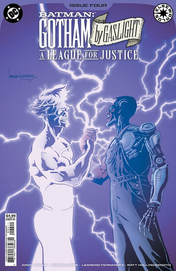 Cover image for Batman: Gotham by Gaslight - A League for Justice #4