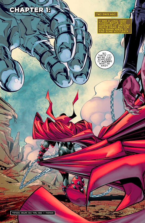 Interior preview page from King Spawn #50