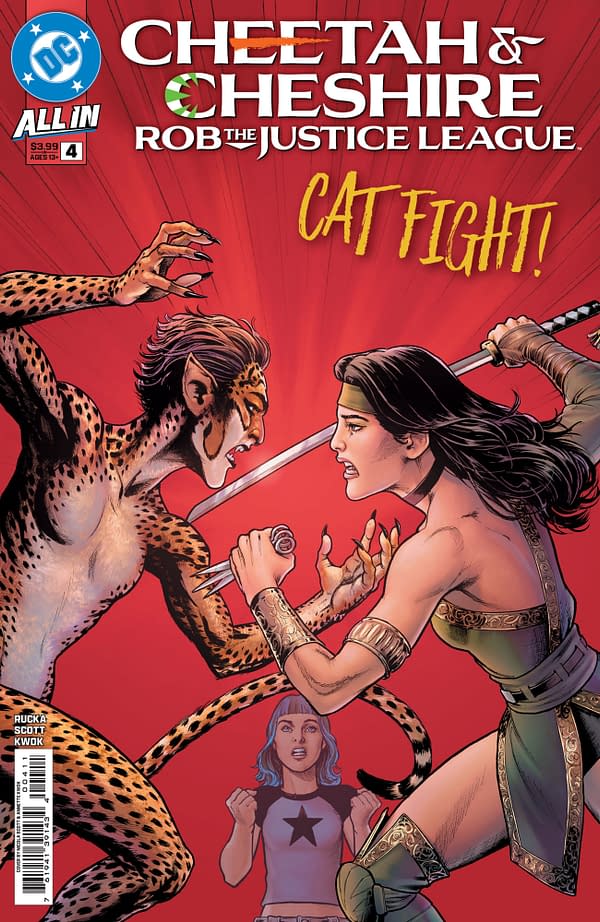 Cover image for Cheetah and Cheshire Rob the Justice League #4
