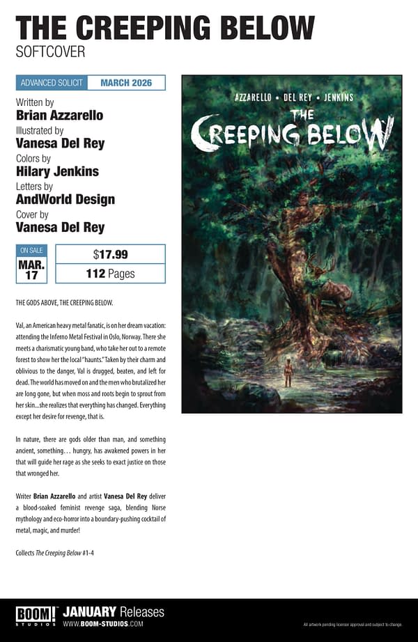Boom Studios January 2026 Full Solicits And Solicitations