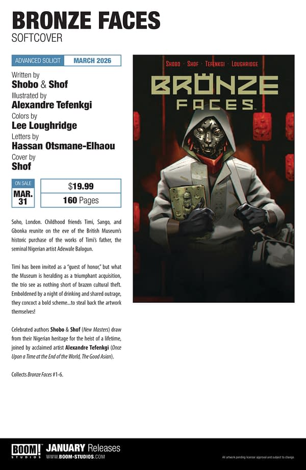 Boom Studios January 2026 Full Solicits And Solicitations