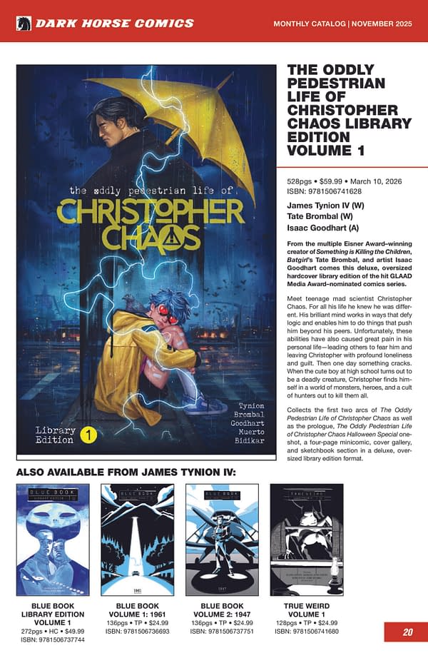 Dark Horse February 2026 Full Solicits And Solicitations