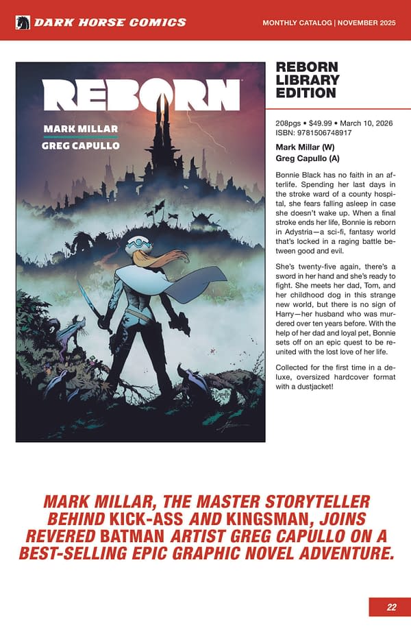 Dark Horse February 2026 Full Solicits And Solicitations