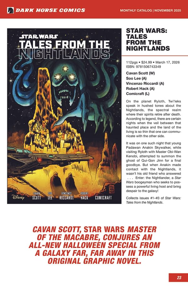Dark Horse February 2026 Full Solicits And Solicitations