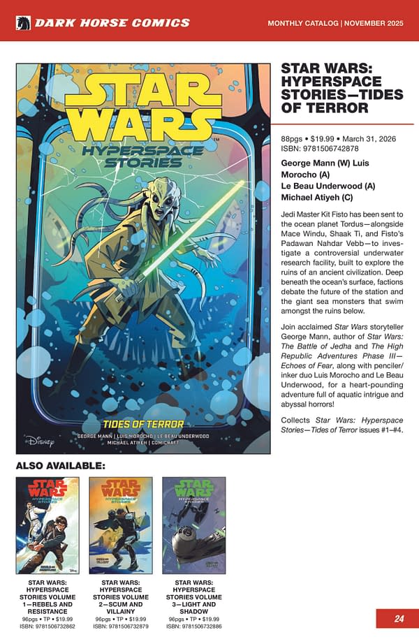 Dark Horse February 2026 Full Solicits And Solicitations
