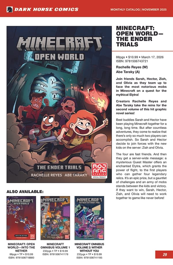 Dark Horse February 2026 Full Solicits And Solicitations