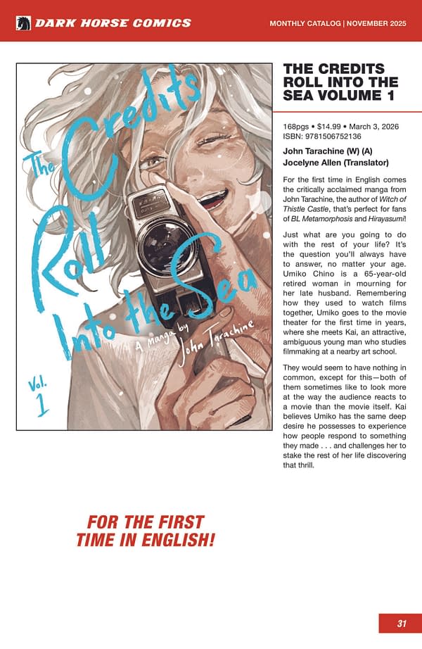 Dark Horse February 2026 Full Solicits And Solicitations