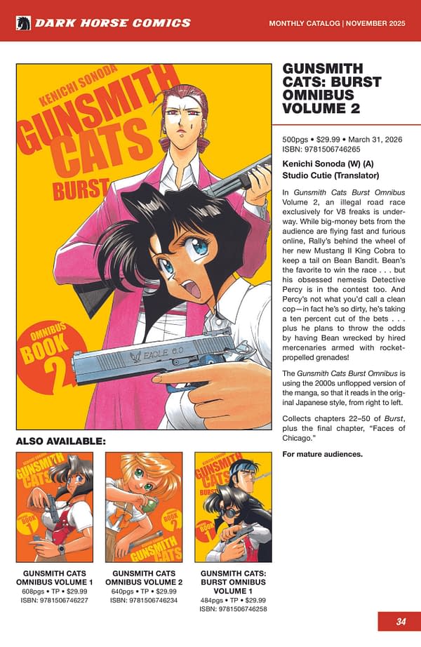 Dark Horse February 2026 Full Solicits And Solicitations