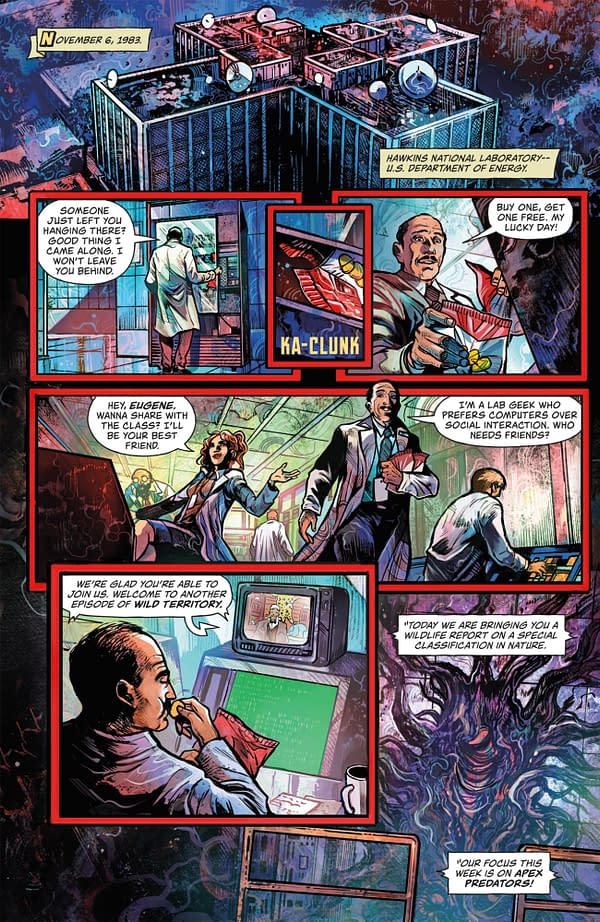 Interior preview page from STRANGER THINGS - TALES FROM HAWKINS 2 #4 NATE PIEKOS COVER