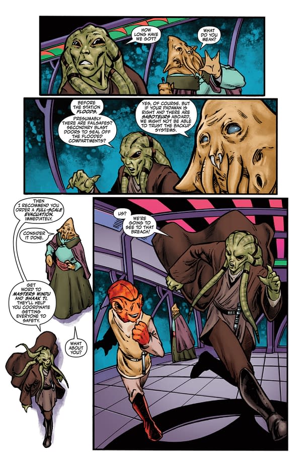 Interior preview page from STAR WARS: HYPERSPACE STORIES - TIDES OF TERROR #2 MICHAEL ATIYEH COVER