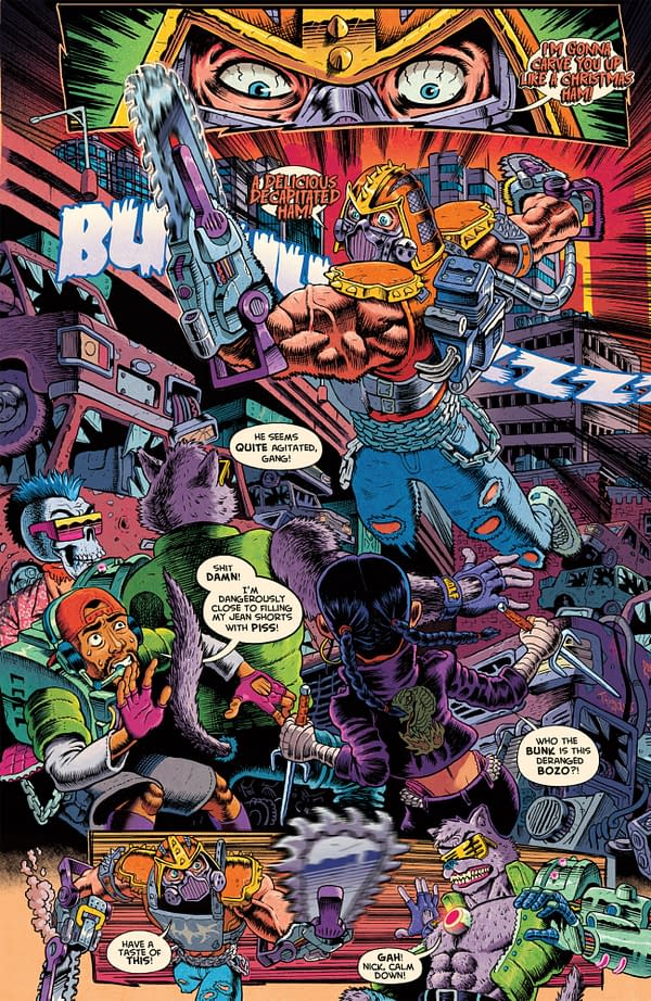 Interior preview page from ROBOWOLF #2 JAKE SMITH COVER