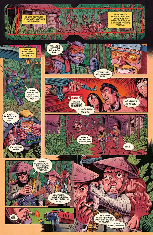Interior preview page from ROBOWOLF #2 JAKE SMITH COVER